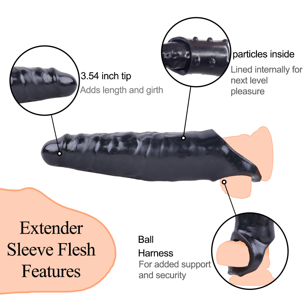 Mighty Penis Extender Sleeve with Ball Loop - image 19