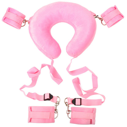 BDSM Bondage Kit Sex Position Enhancer - Pink - image 5
