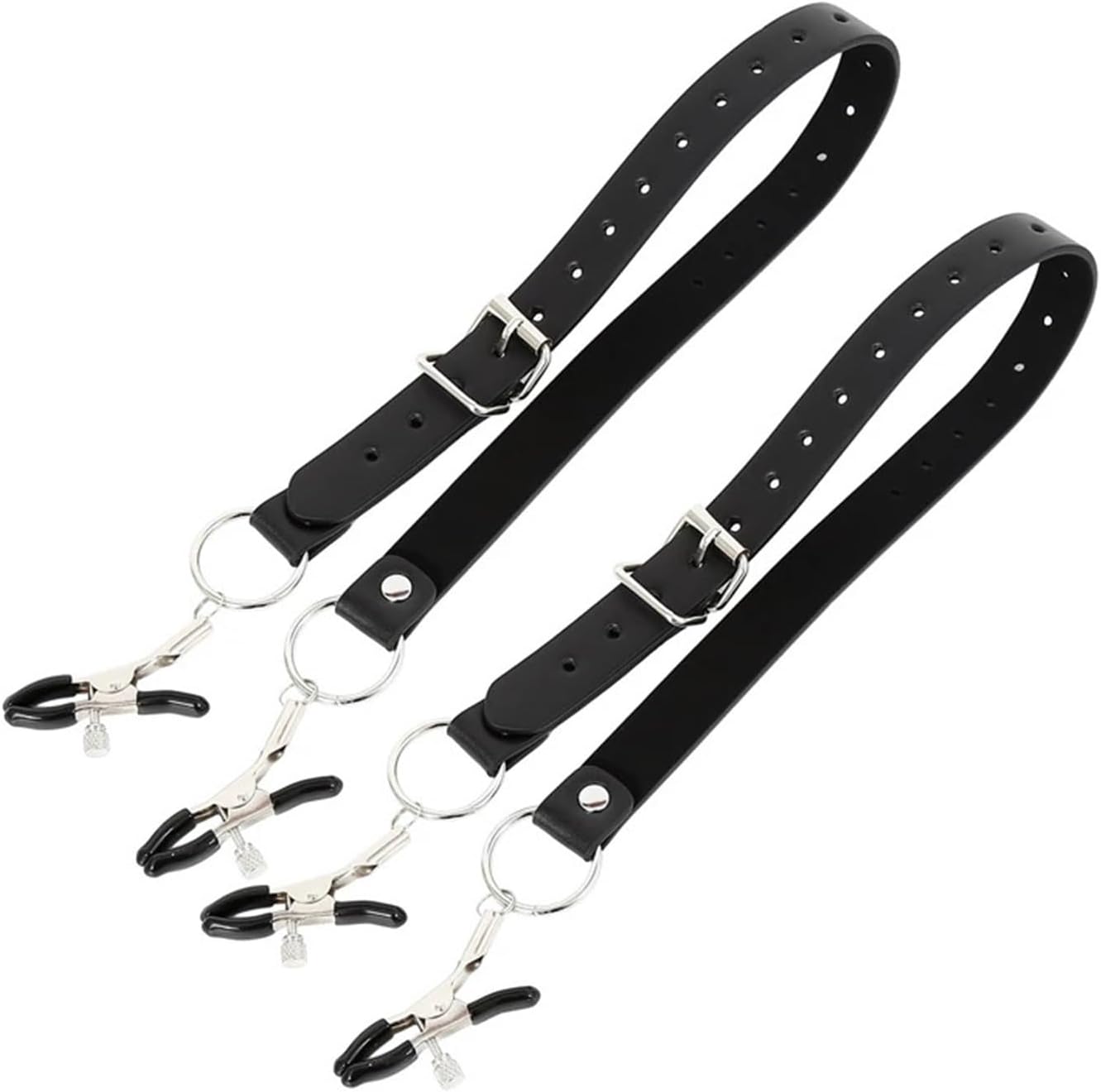 BDSM Labia Spreader Clip Nipple Clitoris Shower - Black - image 2