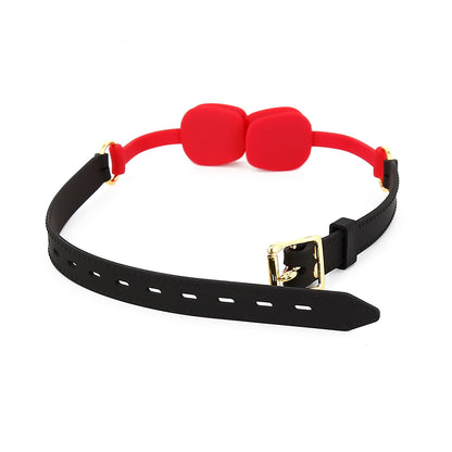 Soft Silicone Open-Mouth Gag with Adjustable Strap - image 11