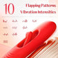 G Spot Flapping Vibrator with Kissing Linking Tongue - image 3