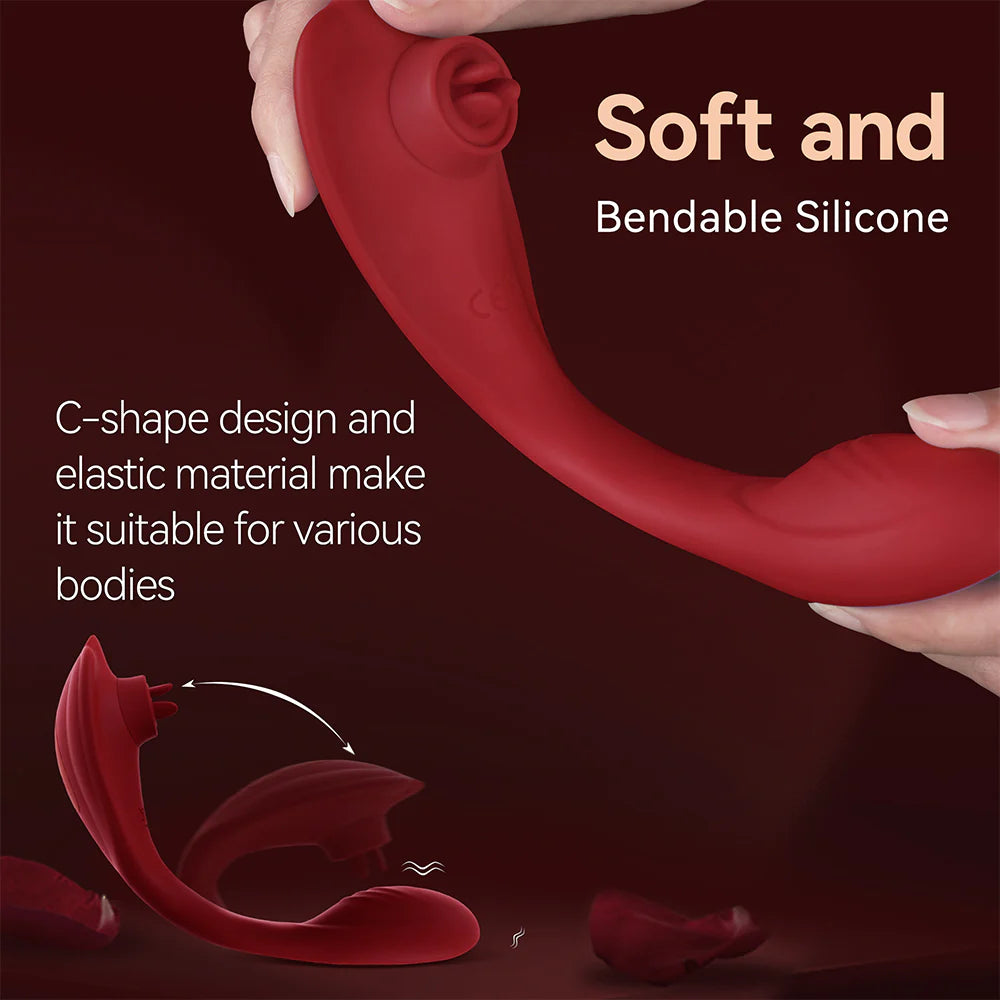 Remote Control Vibrator With 10 Licking Vibration Modes Clitoris G-Spot Stimulator - image 5