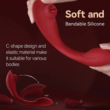 Remote Control Vibrator With 10 Licking Vibration Modes Clitoris G-Spot Stimulator - image 5