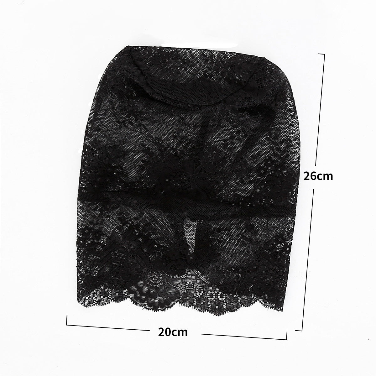 Lace Full Face Masquerade Mask Mesh Headwear - image 4