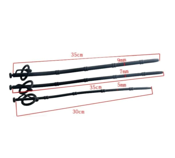 Man-creampie Maker Beaded Silicone Urethral Sounds - image 1
