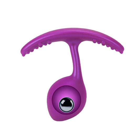 Realistic Stretch Anal Plug with Built-in Steel Balls and Stimulating Base - image 0