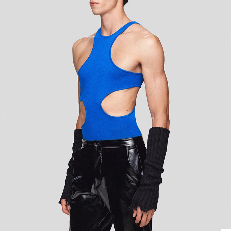 Men's Sexy and Fun Lingerie Vest T-Shirt Clubwear - image 4