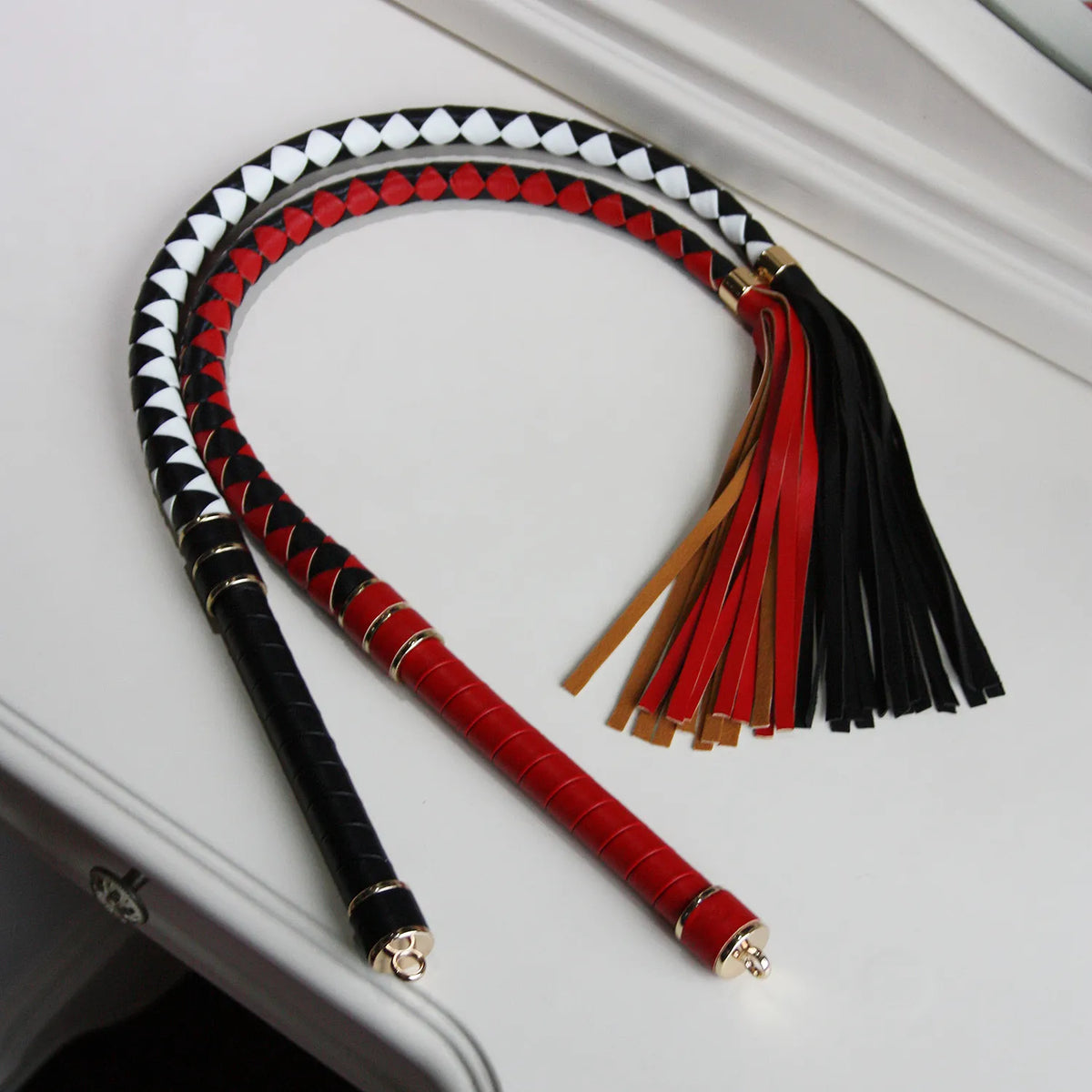 90cm Braided Single-tail Whip With Loose-strand Tip - image 5