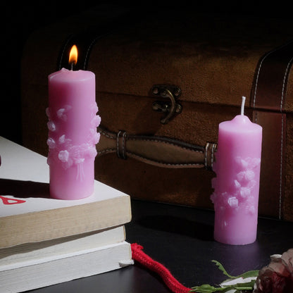 Lily Of The Valley Scented Pillar Candle - image 3