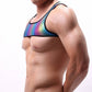 Vivid Rainbow Pride Harness Men Clubwear - image 1