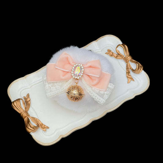 Luxury Bunny Tail Plug Set – 10 cm Plush Tail with Detachable Bow Bell - image 0