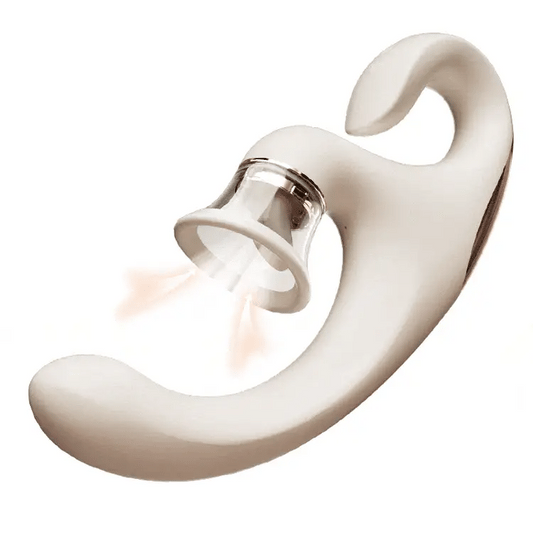 9+9 Dual Stimulation Clitoral Suction & G-spot Vibrator - image 1