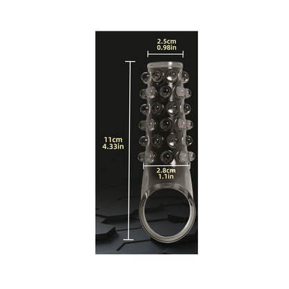 Soft & Stretchy Bump-Textured Cock Ring for Longer-Lasting Performance - A - L - image 4