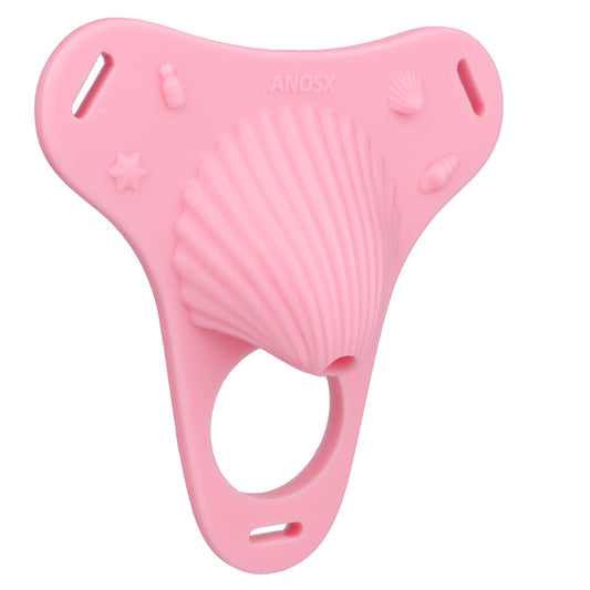 Shell-Style Wearable Silicone Chastity Cage - image 0