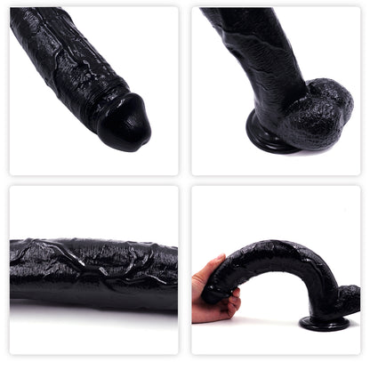 Realistic Silicone Extra Long 12-inches Big Dildo  - image 5