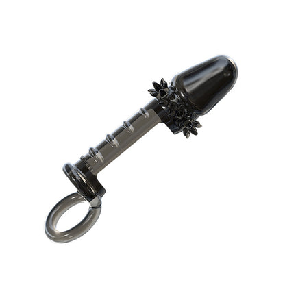 Reusable Silicone Cock Sleeve Dick Enlargement Delay Ejaculation Lasting Toys - Close end - image 6