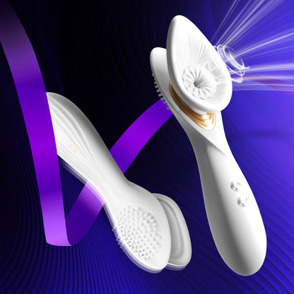 Suction & Vibrating Clitoral Pump for Women - White - image 1