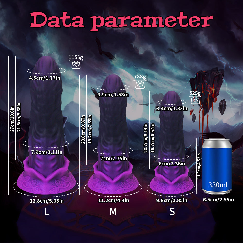 Amethyst Behemoth Triple Dominance Dildo - image 8