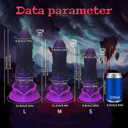 Amethyst Behemoth Triple Dominance Dildo - image 8