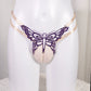 Crossdresser Gaff Men Sissy Camel Toe Panties Underwear - Purple-L - image 11