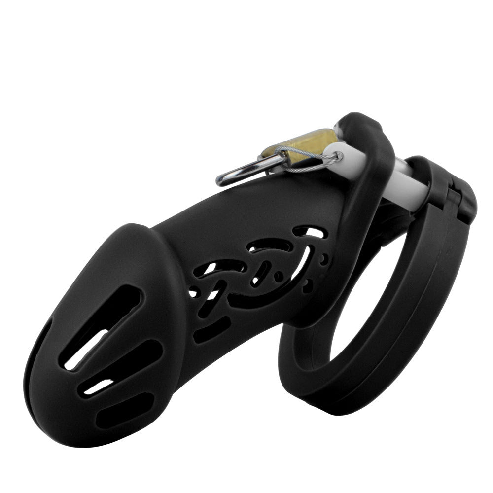 Silicone Colored Chastity Lock CB6000s - Black - Long - image 11