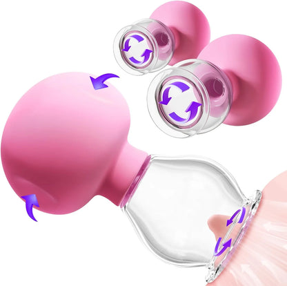 Nipple Sucker Nipple Stimulator Nipple Pump Toy - Pink - image 0