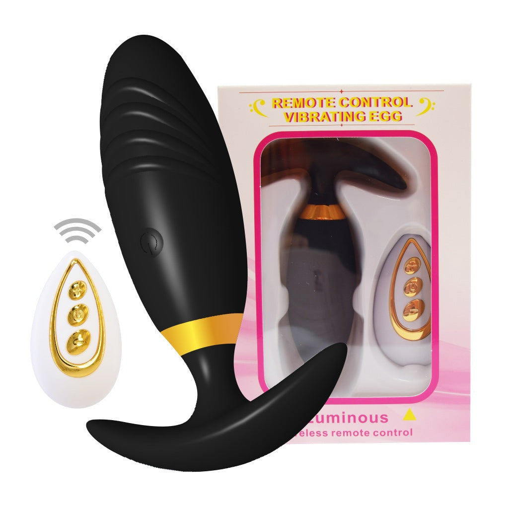 Remote App Control Butt Plug Anal Vibrator - Remote Control - Black - image 0