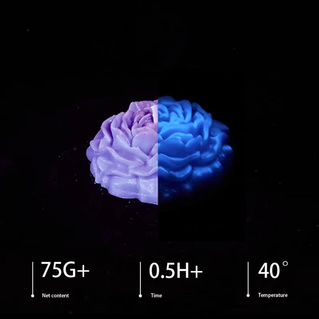 Glow in the Dark Sensual Candles - Purple with blue glow - image 8