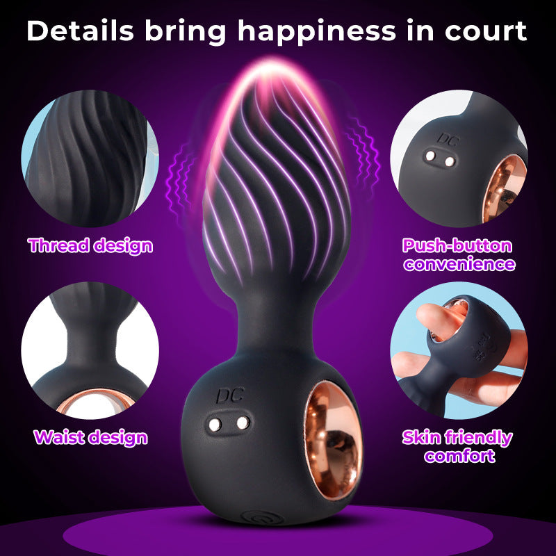 Silicone Vibrating Anal Plug With 9 Modes - image 3