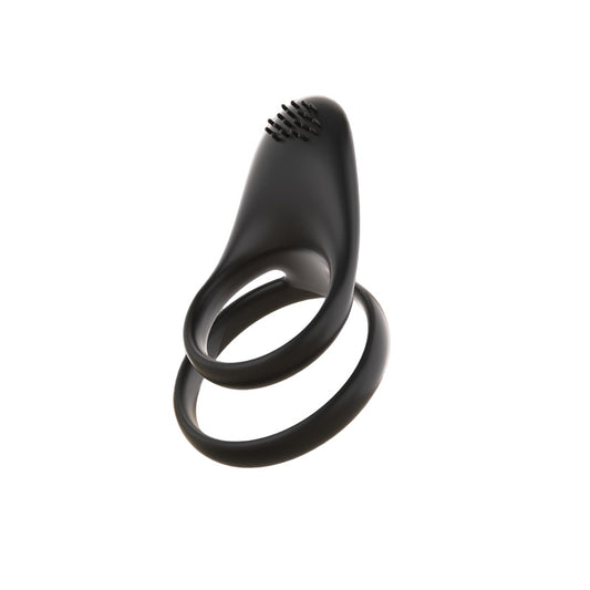 Dual Silicone Delay Ring – Stretchy Cock & Ball Ring for Enhanced Stamina and Control - image 0