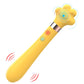 Cute Cat Paw 7 Flapping Clitoral G Spot Vibrator - Yellow - image 6
