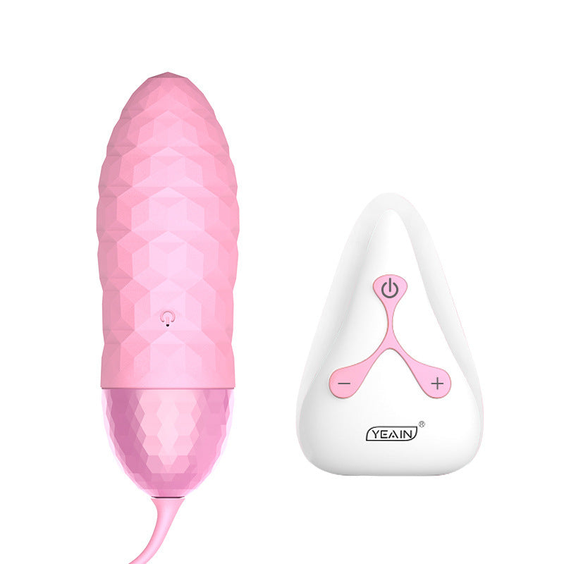 Heartbeat Bliss - 10X Vibrating Egg - Pink Diamond & Remote Control - image 0