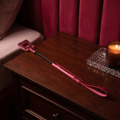 Heart Cutout Leather Whip - image 3