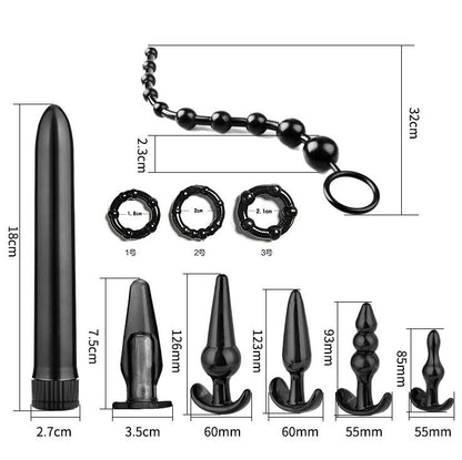 8 PCS Anal Plug Set Silicone Butt Plug - image 5