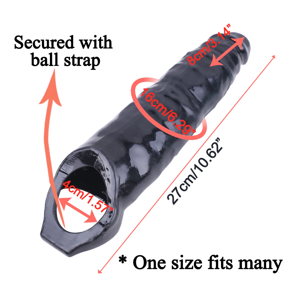 Mighty Penis Extender Sleeve with Ball Loop - image 16