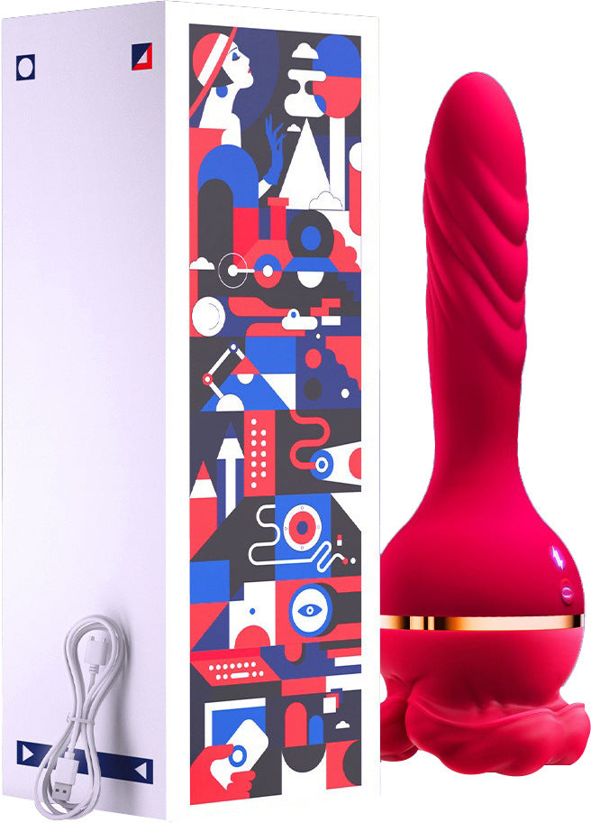 3in1 Big Mouth Rose Dildo - image 5