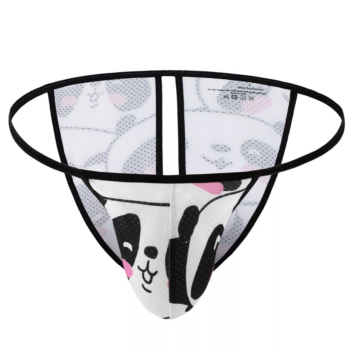 Men's Printed Triangle Low-Rise Briefs - Panda - XL - image 10