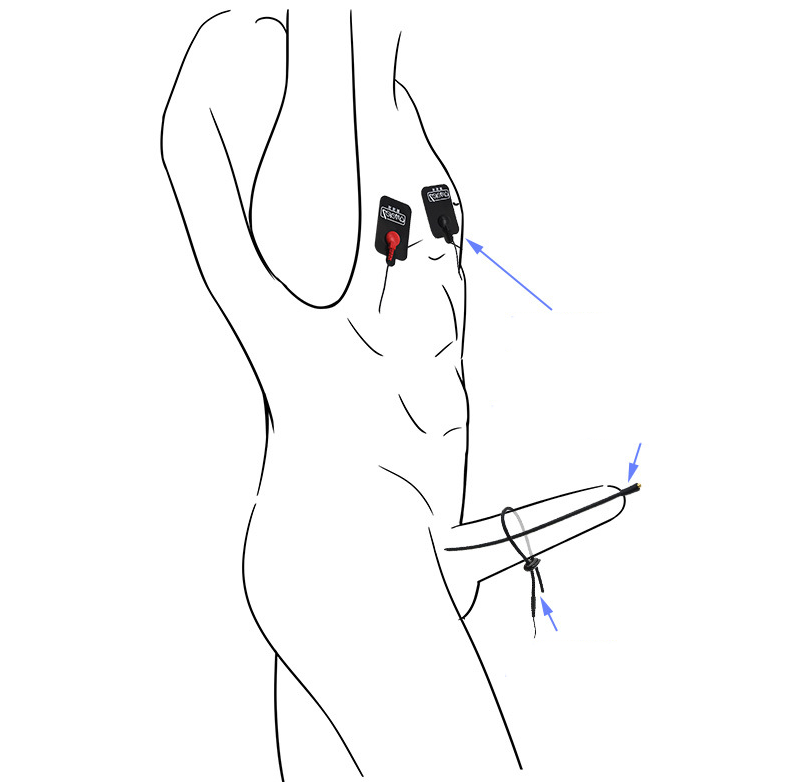 Estim Electric Urethral Sounding Electrosex (with power box and massage pad) - image 2