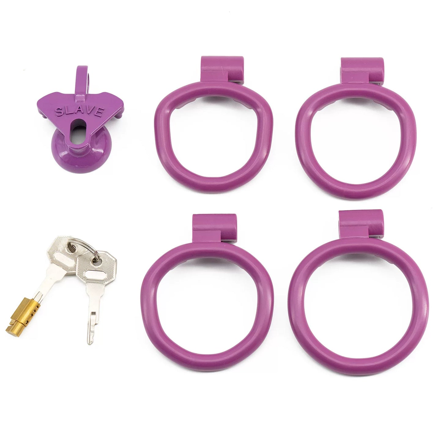 Lightweight Negative  Chastity Cage - Purple - image 21