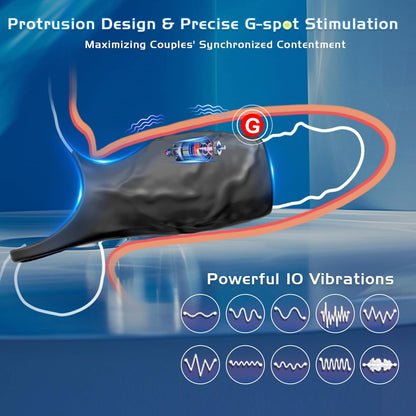 Vibrating Penis Sleeve Cock Ring - image 1