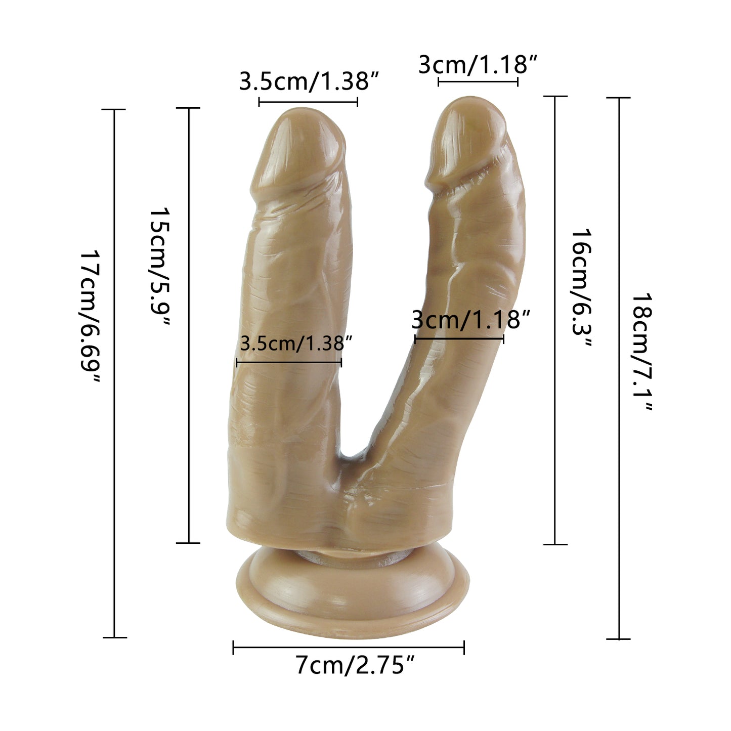 Realistic Suction Cup Dildo – Wearable & Hands-Free - image 5