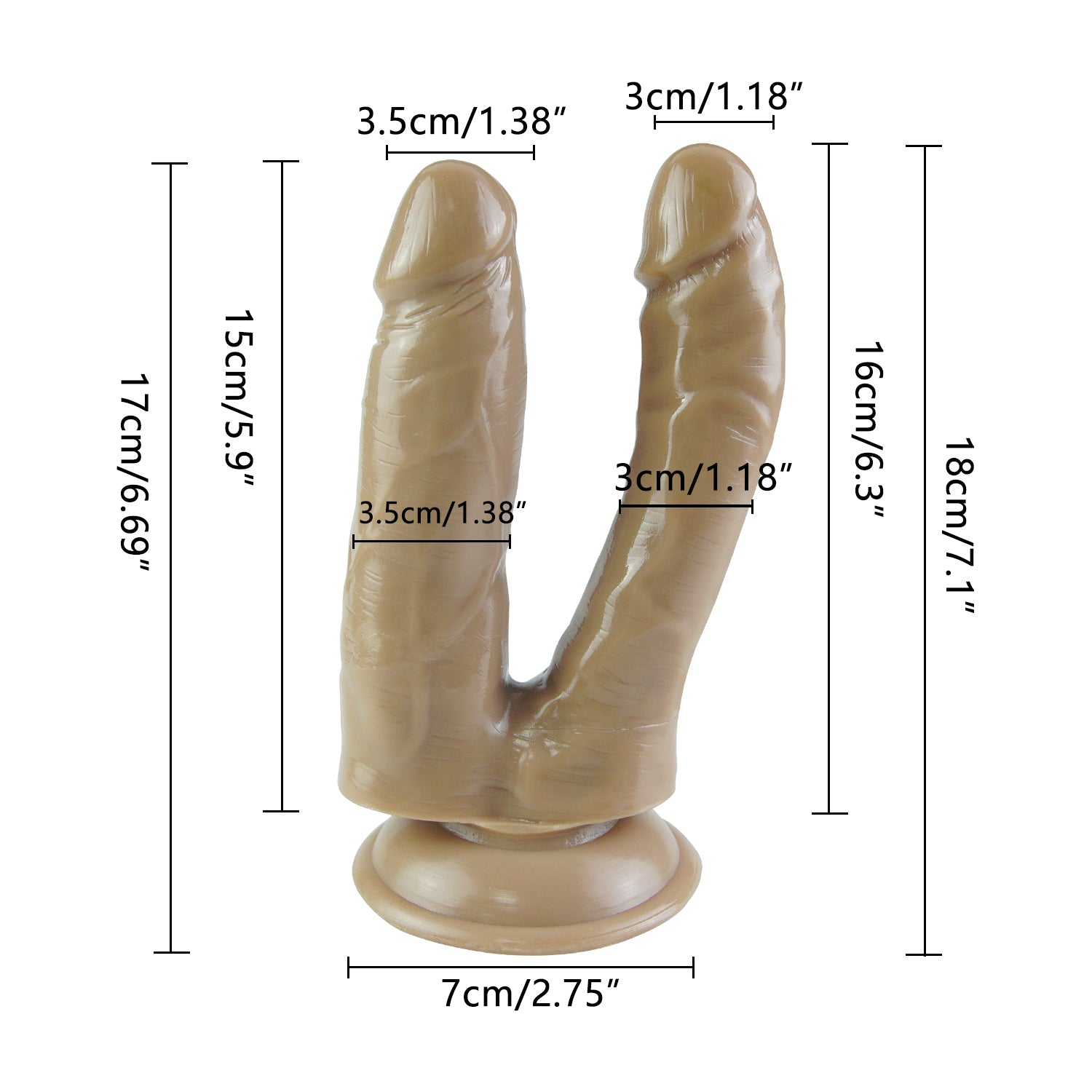 Realistic Suction Cup Dildo – Wearable & Hands-Free - image 5