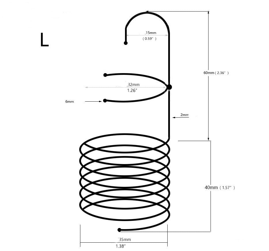 Stainless Steel Penis Ring Urethral Sound Rod Urine Plug - L - image 4