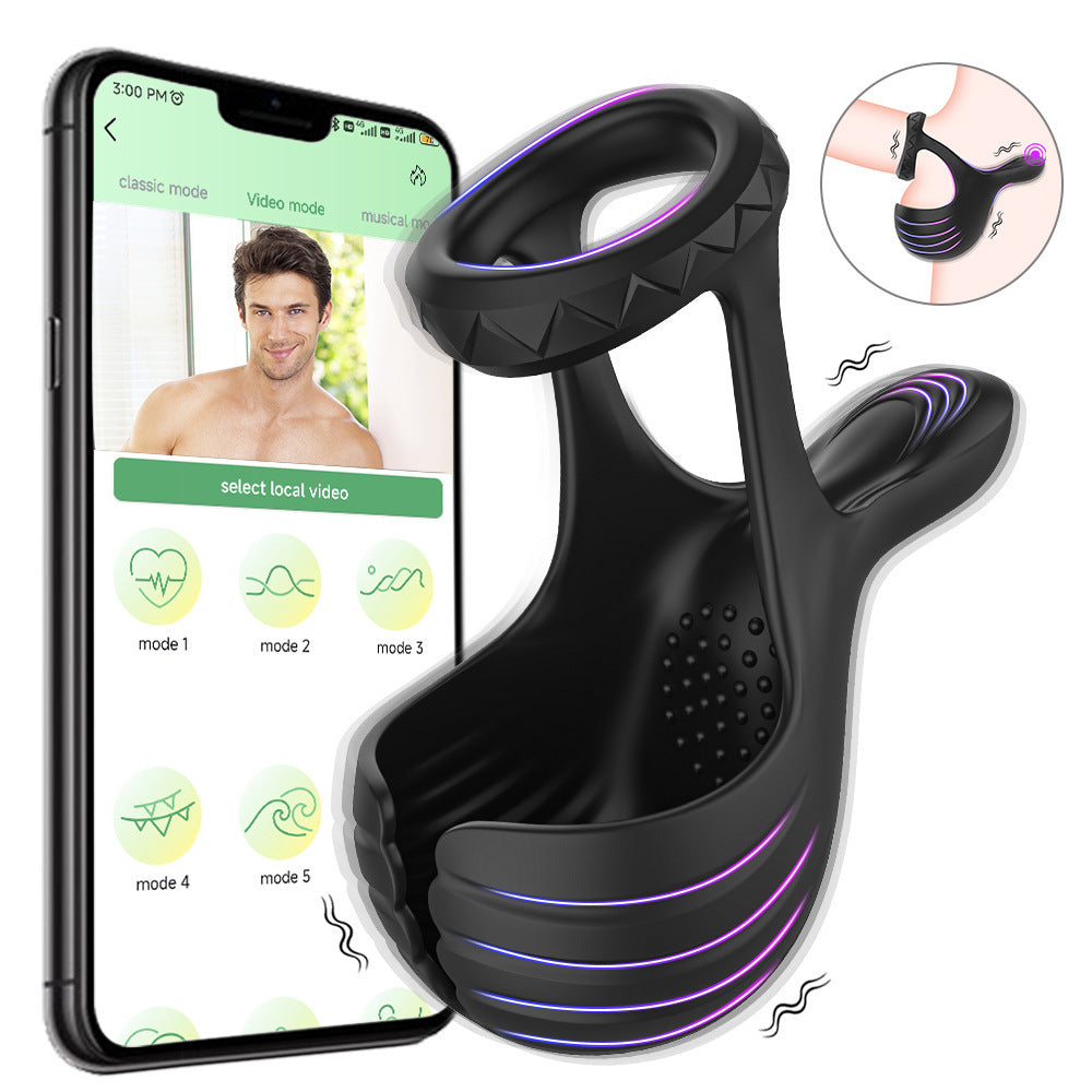 Vibrating Cock Ring - APP Control - image 1