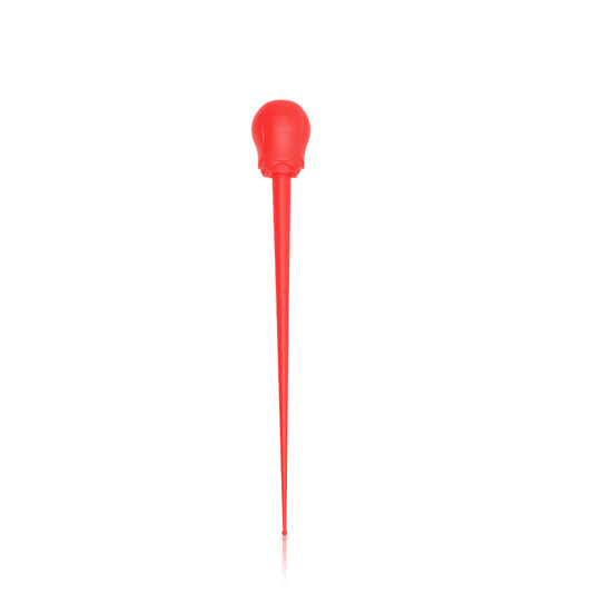 9.17" Silicone Rosebud Vibrating Urethral Wand - Red - image 0