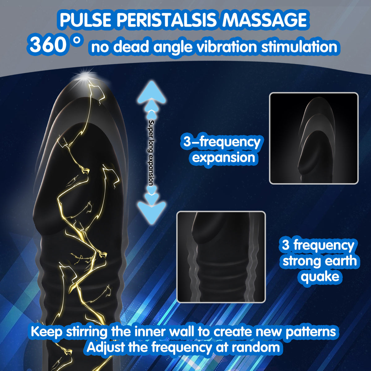 6.69''x1.7'' G Spot Butt Stimulator For Couple - image 2