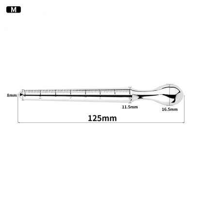 Stainless Steel Urethral Sounding Rod with Scale - M - image 7