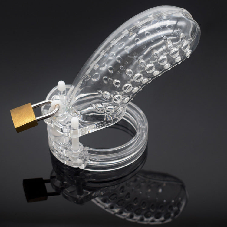The Stockade Clear Cage Male Chastity Device - Clear - image 4