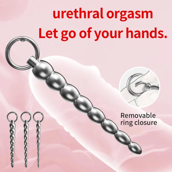 Stainless Steel Beaded Urethral Sound – Gradual Size Trainer for Deep Stretching & Intense Play - image 2