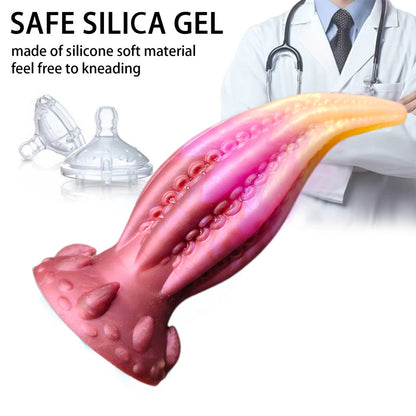 5.51'' Insertable Octopus-tentacle Silicone Dildo - image 2